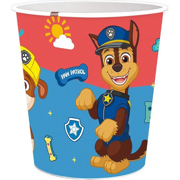 Plastový odpadkový koš Paw Patrol 5l modrý