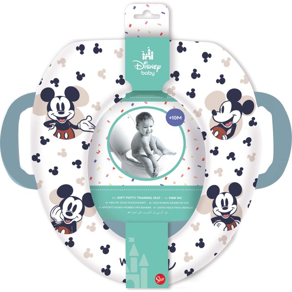 Měkké sedátko na WC s držadly MICKEY