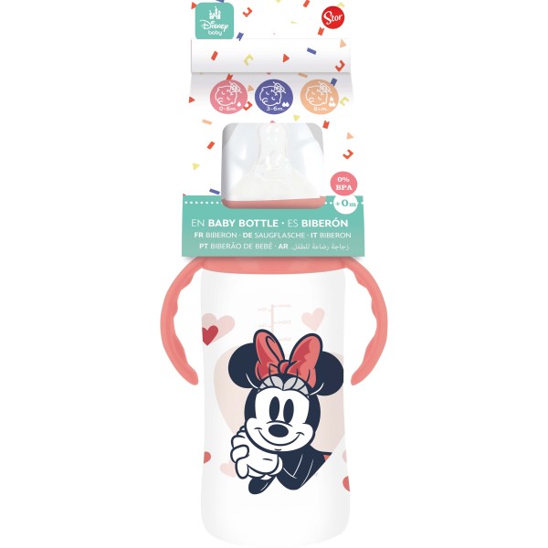 Kojenecká láhev s uchy 360ml MINNIE