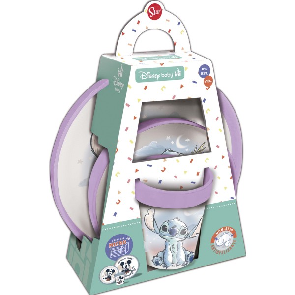 Dětská sada nádobí STITCH 3ks