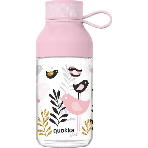 Tritanová láhev s poutkem QUOKKA ICE 430ml ptáci