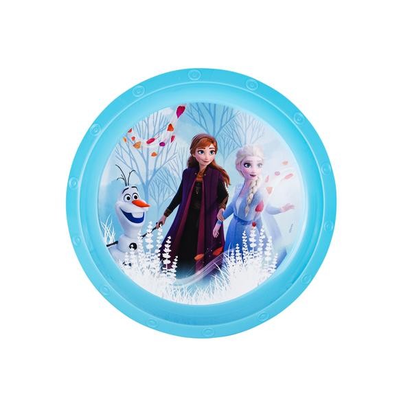 TALÍŘ PLASTOVÝ LEDOVÉ KRÁLOVSTVÍ II,  PRŮMĚR 22 CM