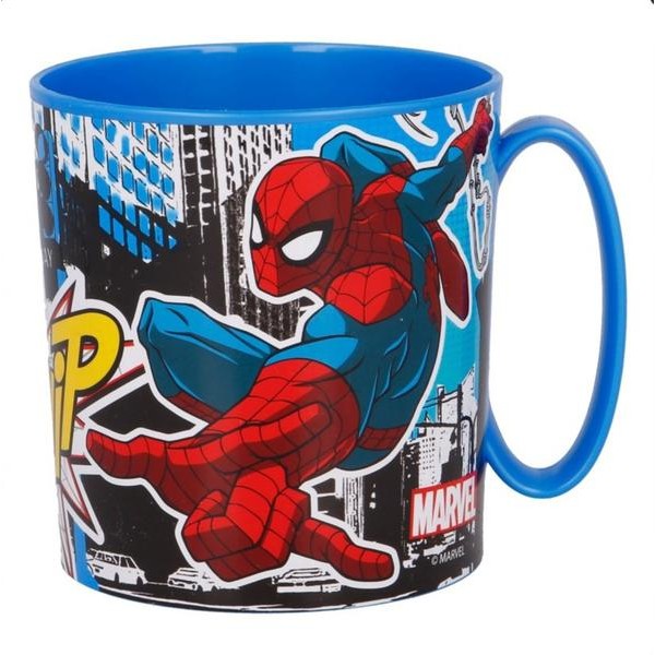 HRNEK PLASTOVÝ SPIDERMAN, 390 ML