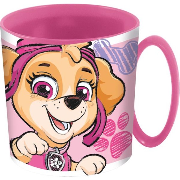 Plastový hrnek Paw Patrol 350ml růžový