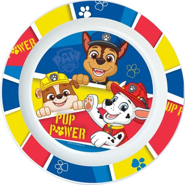 Plastový talíř Paw Patrol 22cm modrý