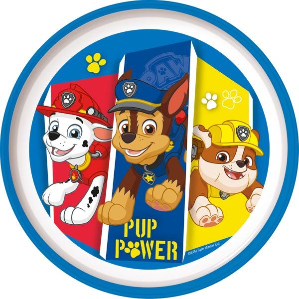 Plastový talíř Paw Patrol 22cm protiskluzový