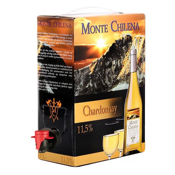 CHARDONNAY MONTE CHILENA 3L BAG-IN-BOX