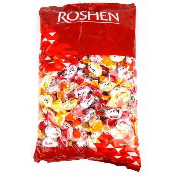 ROSHEN OVOCNÉ BONBÓNY JUICE MIX 1 KG