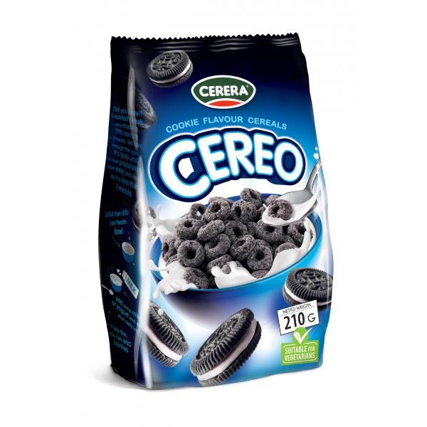 CEREO CEREÁLNÍ KAKAOVÉ KROUŽKY 210G