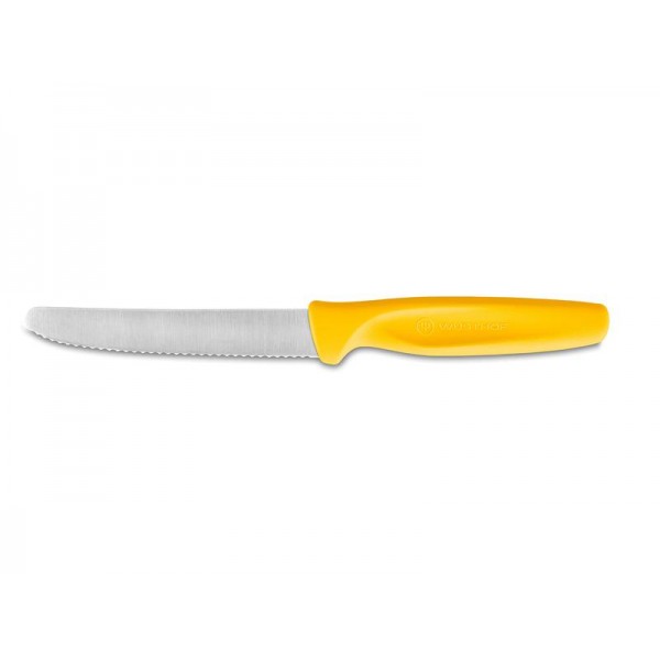 Univerzální nůž WÜSTHOF 10cm vroubkované ostří, žlutý