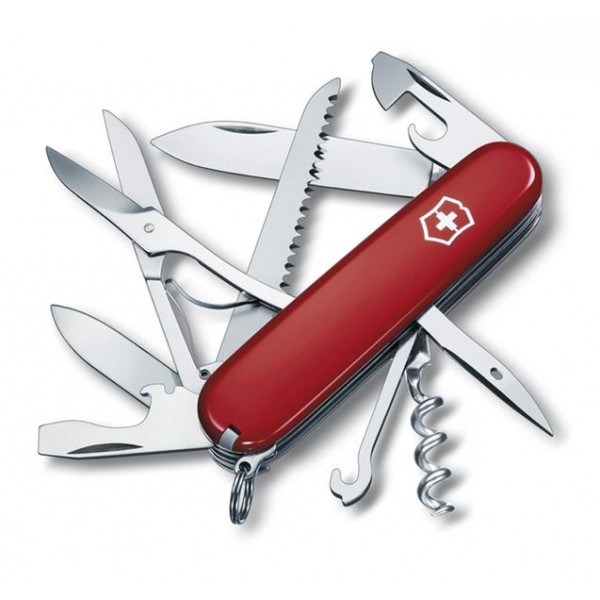 NŮŽ KAPESNÍ VICTORINOX HUNTSMAN, ČERVENÁ 91MM - doprava zdarma