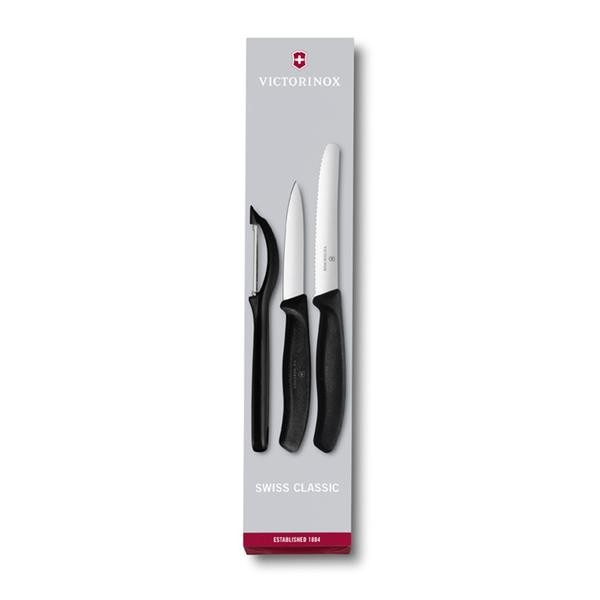 SET NOŽŮ VICTORINOX 8+11CM+ŠKRABKA SWISS CLASSIC