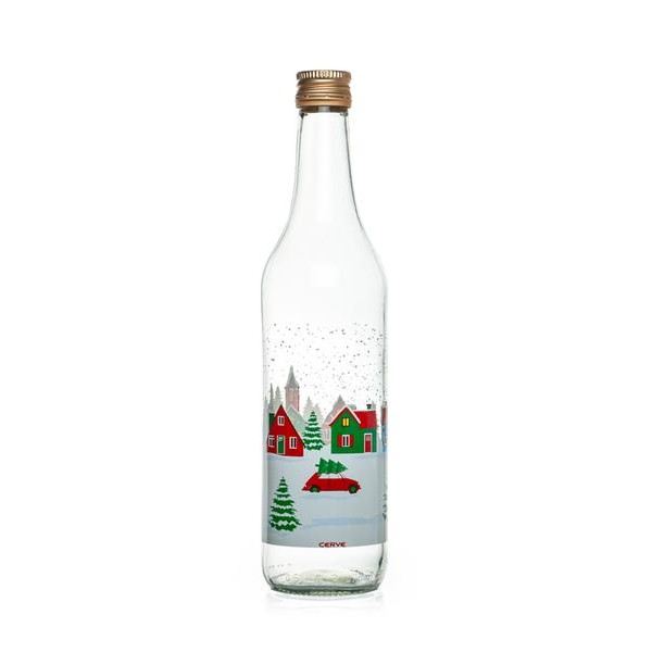 LÁHEV S VÍČKEM 0,5L DEKOR SNOW VILLAGE