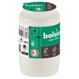 NÁPLŇ DO HŘBITOVNÍ SVÍČKY BÍLÁ 2,5DNE HOŘENÍ 9,6CM