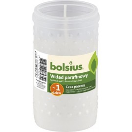 Parafínová náplň do hřbitovní lampy BOLSIUS 24hod bílá