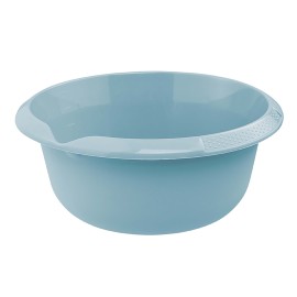 MISKA KULATÁ S VÝLEVKOU 24X10CM, 2,5L,SEV.MODRÁ