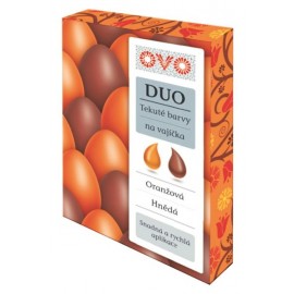 OVO TEKUTÉ BARVY DUO ORAN/HNĚDÁ á 20ML