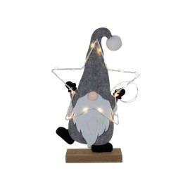 Plstěná figurka 35cm Santa LED světýlka