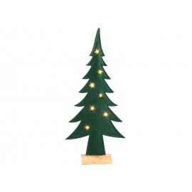 Plstěný vánoční stromek 7 LED 52cm s časovačem