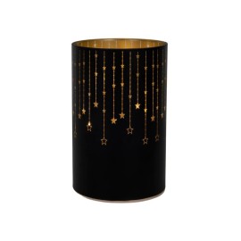 Dekorativní lucerna LED 14cm černá