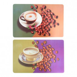 Prostírání "káva s kávovými zrny" 28 x 43 cm