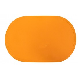 Plastové prostírání ovál TORO 29x44cm oranžové