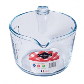 Skleněná odměrka OCUISINE 1l, borosilikát