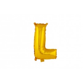 Balónek fóliový TORO písmenko "L" 30cm
