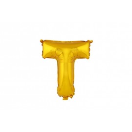 Balónek fóliový TORO písmenko "T" 30cm