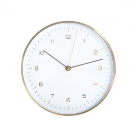 Nástěnné hodiny TORO 24,8cm, bílé/zelené