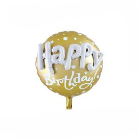 Balónek fóliový TORO 44cm happy birthday