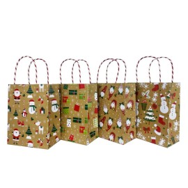Papírová dárková taška TORO 23x18x10cm MIX zlaté vánoce