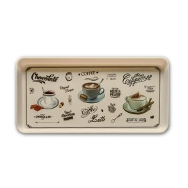 Melaminový servírovací tác TORO 35x16cm café du Jour