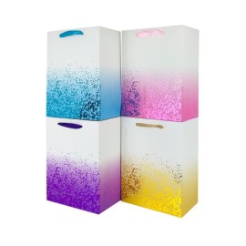 Papírová dárková taška TORO 32x26x12cm MIX barevné skvrny