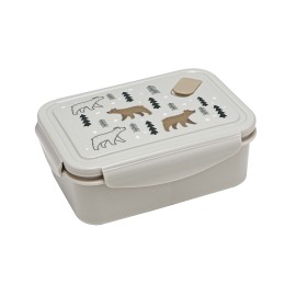 Plastový svačinový box s ventilem KITCHISIMO 830ml medvídek