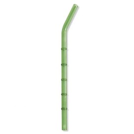 BRČKA SKLENĚNÁ SET 4KS+1KS ČISTICÍ KARTÁČEK ZELENÁ