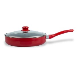 Hluboká pánev s poklicí KITCHISIMO 28cm nepřilnavý povrch