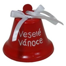 Keramický zvoneček Veselé vánoce