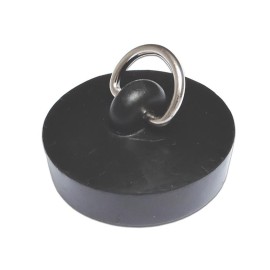 Gumová vanová zátka 46mm černá