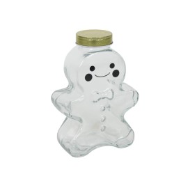 Skleněná dóza s víčkem 450ml perníček