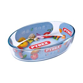 Skleněný pekáč PYREX 26x18cm/1,6l., borosilikát