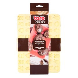 Silikonová forma na čokoládu TORO 54ks velikonoční