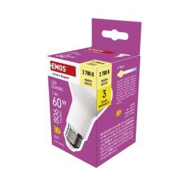 LED ŽÁROVKA CLASSIC R63/E27/7W(60W)/806LM/TEPLÁ BÍ