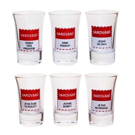 Dárková sada panáků 6x40ml TORO varování