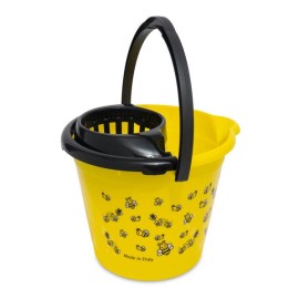 Plastový kbelík se ždímadlem TORO 12l včelky