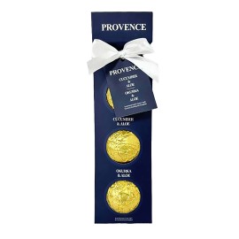 Šumivá bomba do koupele PROVENCE okurka, aloe 3x90g