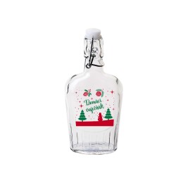 Skleněná placatka s patentním uzávěrem TORO 300ml domácí vaječňák