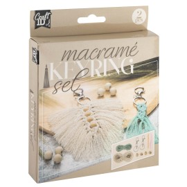 Kreativní sada Macrame 2x přívěsek na klíče