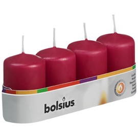 SVÍČKA ADVENTNÍ VÍNOVÁ 4KS