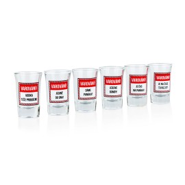 Dárková sada panáků 6x40ml TORO varování